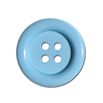Lot de 3 boutons clown couleur Bleu Layette 38mm