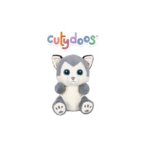 Peluche - Peluche Chien Husky SKANDY > gris bleuté – 23 cm