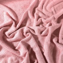 Tissu Eponge Bébé Bambou Tout doux Vieux rose - Au mètre