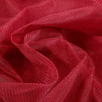 Tissu Tulle rigide uni Bordeaux - Au mètre
