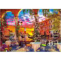 Puzzle la ville des amoureux : venise et les gondoles 4000 pièces - collection ville italie - educa - 20313