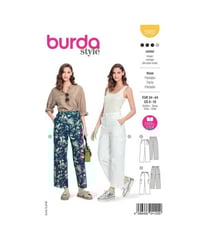 Patron Burda 5902 - Pantalons droits avec des poches du 34 au 44 (FR) taille n°FR 34-44