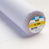 Entoilage Tissé Thermocollant Vlieseline G700 Blanc