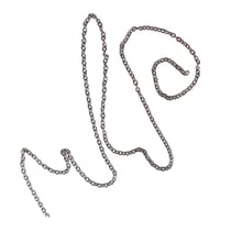 MégaCréa DIY - Chaine argenté petit maillon 2 mm x 1 m