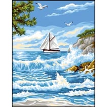 Princesse - Canevas antique Le retour 50x65cm