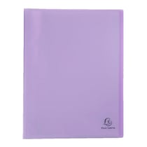 Porte-vue - 80 vues - Mauve pastel - Polypro - A4 - Exacompta