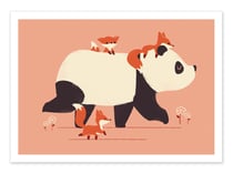 Affiche 50 x 70 cm -  Panda Fox - Jay Fleck