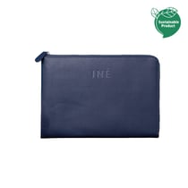 Xoopar Sacoche en Cuir Recyclé Iné Tablette 10/11" Bleu