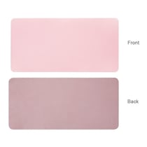 Tapis De Souris XL En Cuir PU Imperméable Antidérapant Facile À Nettoyer Rose 2 YONIS