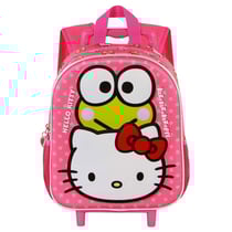 Hello Kitty - Sac à dos à roulettes 3D Hello Kitty Funny Pink Small