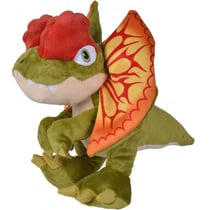 Peluche dinosaure dilophosaurus 27 cm - dino jurassic world - peluche licence
