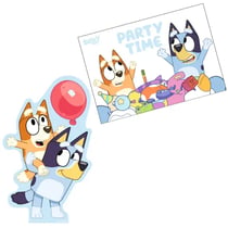 8 Invitations Bluey