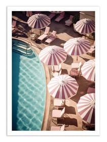 Affiche 30 x 40 cm - Glamorous Pool - Grace Digital Art Co