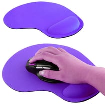 Tapis Souris Pc Repose Poignet Ergonomique Anti Dérapant Ultra Fin Violet YONIS