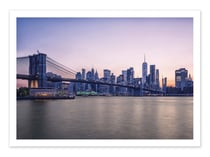 Affiche 50 x 70 cm -  Pink New-York - Manjik Pictures