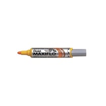 Lot de 12 marqueurs tableau blanc - PENTEL - pointe ogive 2,5 mm - jaune - MAXIFLO MWL5M