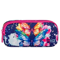 Trousse rectangulaire Papillons Must 21 CM - 2 compartiments