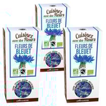 Fleurs comestibles bio fleurs de bleuet 45 g