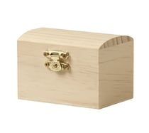 Coffre de pirate en bois 6 x 8,5 x 6 cm