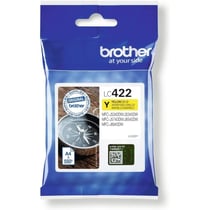 Cartouche d'encre d'origine LC422Y Jaune BROTHER