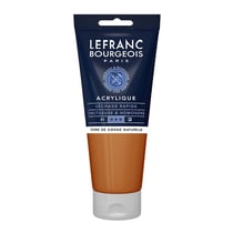 Peinture acrylique - Terre sienne naturelle - 482 - Fine - Lefranc Bourgeois - Tube 200ml