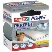 Ruban adhésif toilé réparation fixation Tesa Power Effect 2,75m x 38mm gris