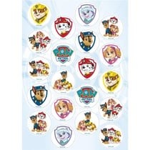 20 Mini Disque Pat Patrouille - Comestible