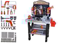 Ensemble jouet Etabli Bricolage pour enfant avec outils 69x26,5 x75 cm