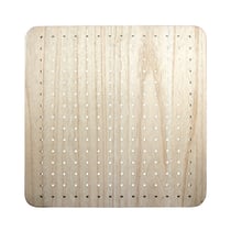 MDF Board plaqué, nature, 40x40x2,5cm, y compris suspension