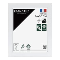 Cadre photo Karma blanc 24x30 cm