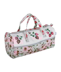 Sac à ouvrage "Fraise" - 16.5 x 45 x19.5 cm - Hobby Gift Ecru