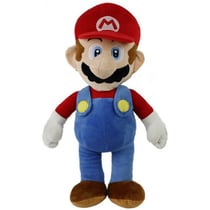 Grande peluche super mario bross 60 cm - mario plombier - peluche licence nintendo