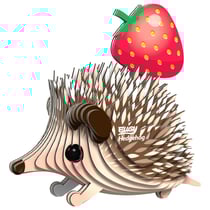 Eugy 3D Modèle: ANIMAL DE LA FORÊT / HÉRISSON 7.5x4.1x7.2cm, en carton, en boîte, 6+