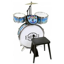Batterie electronique rock drummer bleu + tabouret - bontempi - 525692