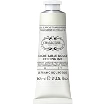 Encre taille douce - Pour la gravure - Blanc transparent - 292 - Charbonnel - Tube 60ml