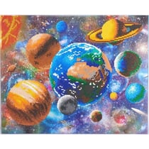 CRYSTAL ART Kit tableau broderie diamant 40x50cm Galaxie