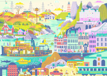 Puzzle 1000 pièces - Films de Wes Anderson - Heye