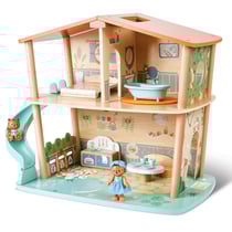 Maison de poupée écologique famille des tigres en bambou de Hape