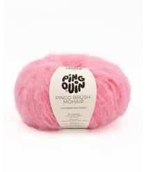 Pelote de Laine et Mohair à tricoter PINGO BRUSH MOHAIR - Phildar Rose Candy