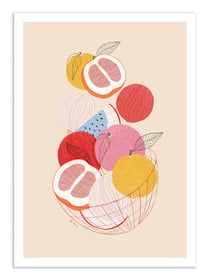 Affiche 30 x 40 cm - Fruit basket - El Buen Limon