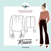 Patron Craftine Blouse Mauve - Format Papier