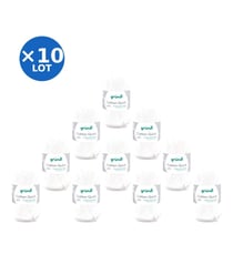 Lot de 10 pelotes COTTON QUICK UNI de Gründl – 500 g de coton mercerisé certifié Oeko-Tex 101 Ecru