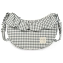 Sac bandoulière Gondole Praliné Vichy Matcha Walking Mum