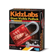 KidzLabs - Cadenas Transparent Géant 15cm - Version EN - 5+