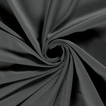 Tissu stretch Atlas uni Gris profond