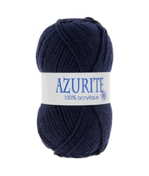 Pelote à tricoter AZURITE de Distrifil - Laissez votre créativité briller à petit prix ! - certifié Oeko-Tex 3090 Bleu marine