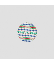 Bouton polyester Thème Hiver 2 trous 23mm - Prym 0090 Multicolore