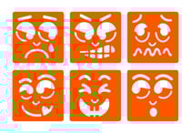 LOT 6 POCHOIRS EXPRESSIONS