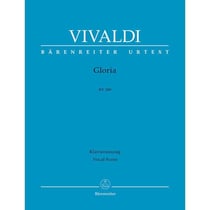 Partition musicale Vivaldi - Gloria RV 589 - Choeur et Piano - Bärenreiter Verlag