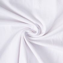 Tissu Coton Lavé aspect Lin uni Blanc